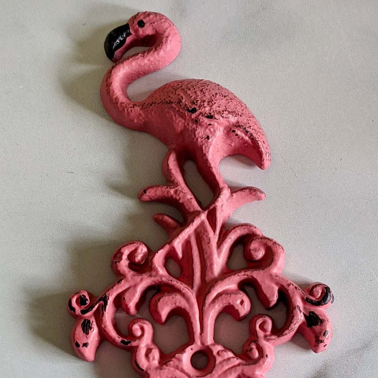 Pair of Cast Iron Pink Flamingo Wall Hooks – Marmalade Mercantile
