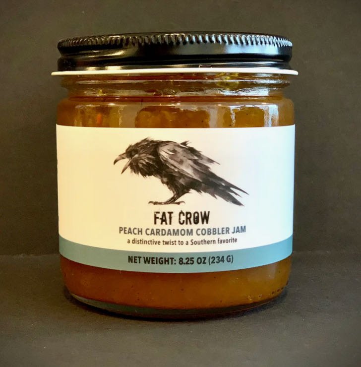 Peach Cardamom Cobbler Jam CHOICE of Size - Marmalade Mercantile