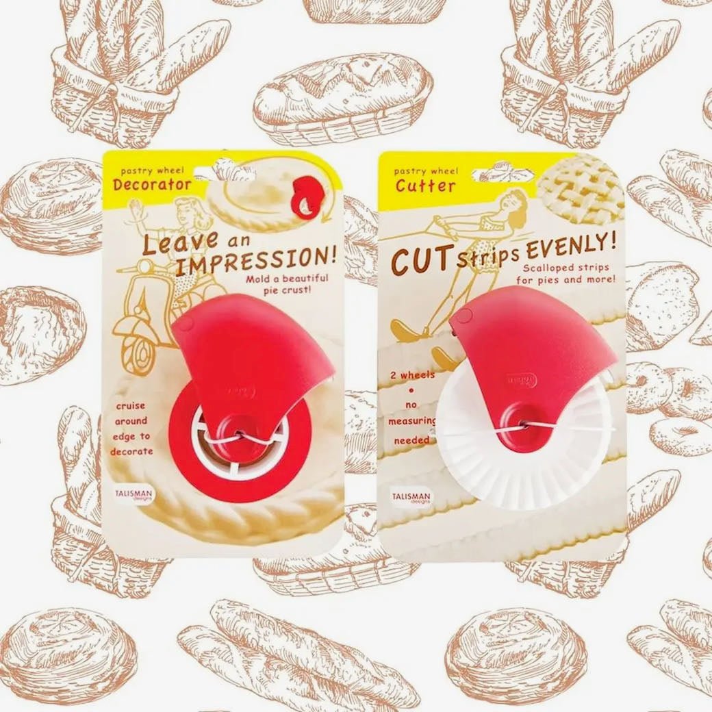 Pie Crust & Pastry Wheels Decorator & Cutter Set Marmalade Mercantile