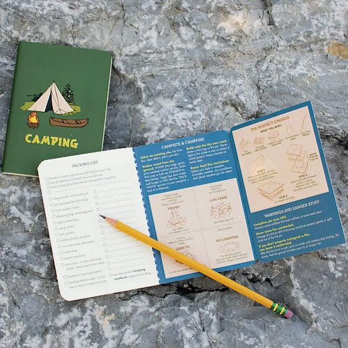 Pocket Sized Camping Mini Notebook - Marmalade Mercantile