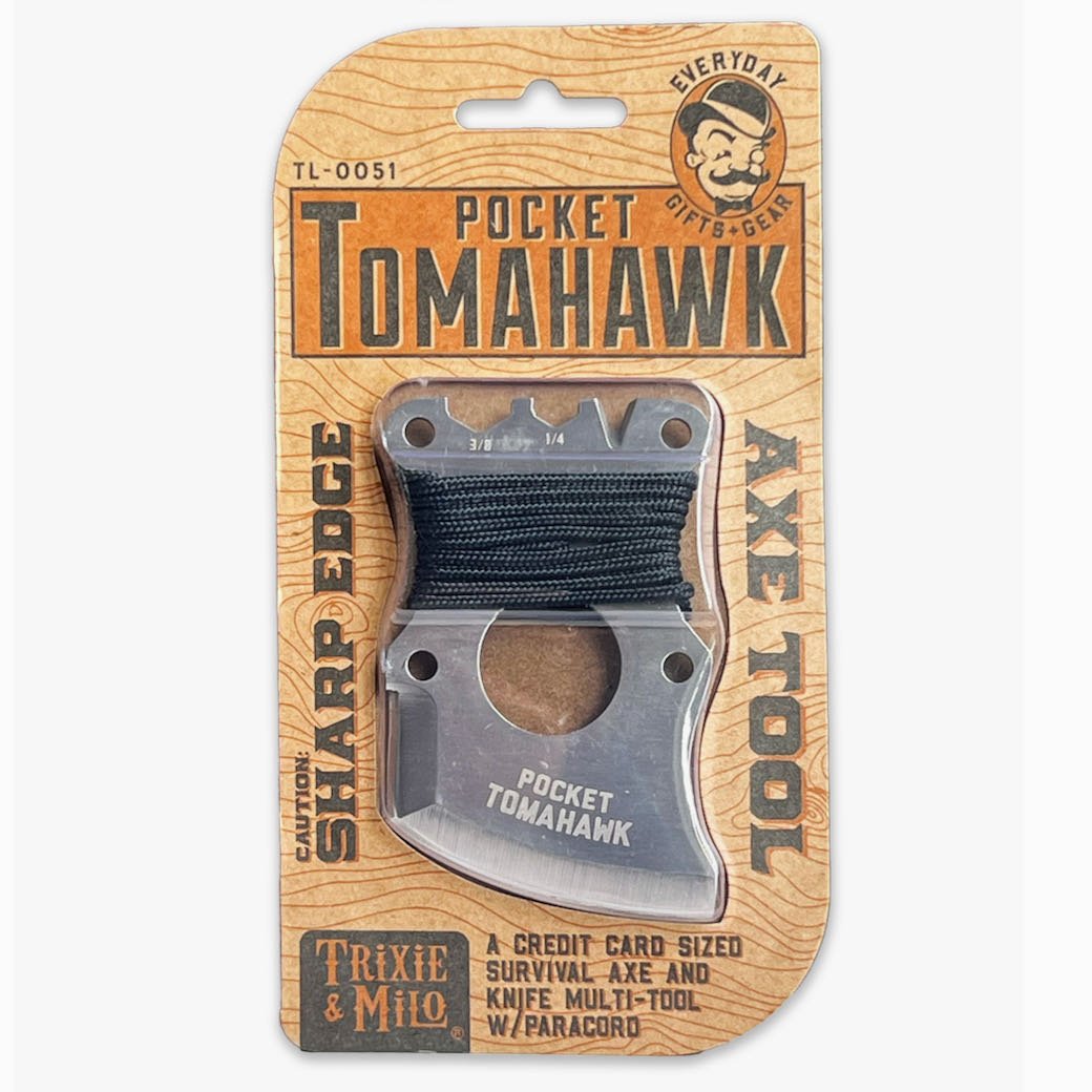 Pocket Tomahawk Axe Blade Multifunction Tool - Marmalade Mercantile