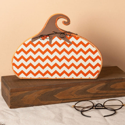 Rustic Wooden Autumn Pumpkin Shelf Sitter - Marmalade Mercantile
