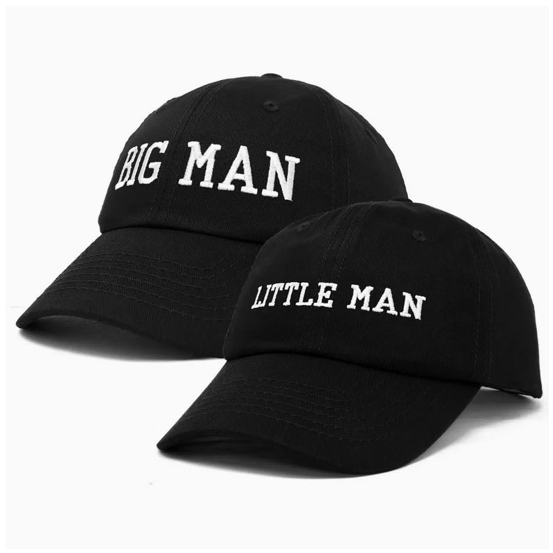 Set Father/Son Ball Caps Big Man/Little Man - Marmalade Mercantile