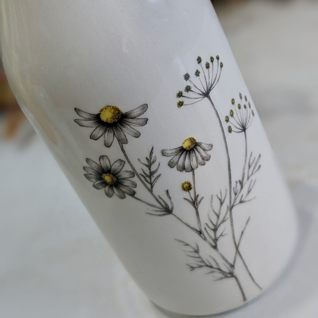 Set of Five Small Ceramic Bud Vases - Marmalade Mercantile