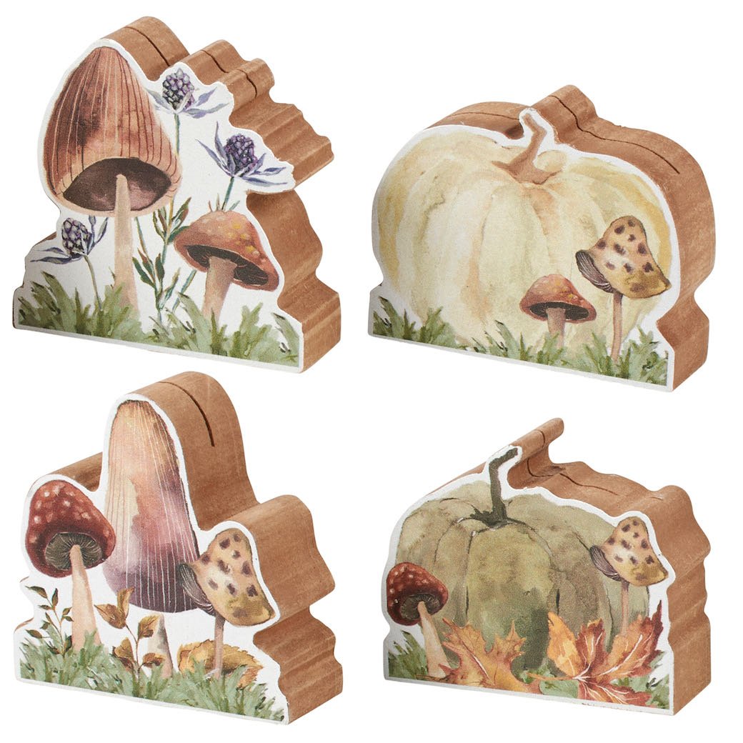 Light Faux Wood Puzzle Plaque