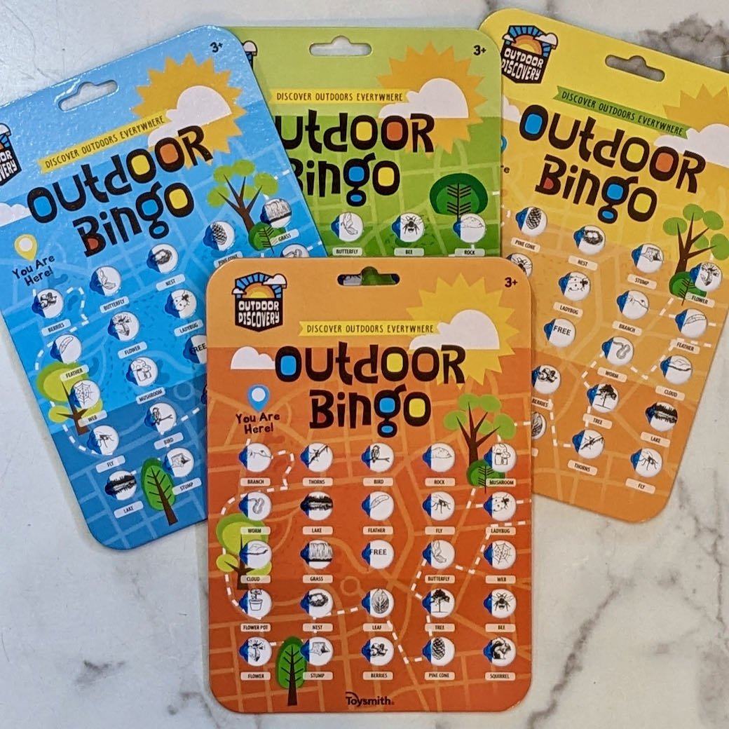 Set of Four Outdoor Discovery Bingo Game Cards - Marmalade Mercantile