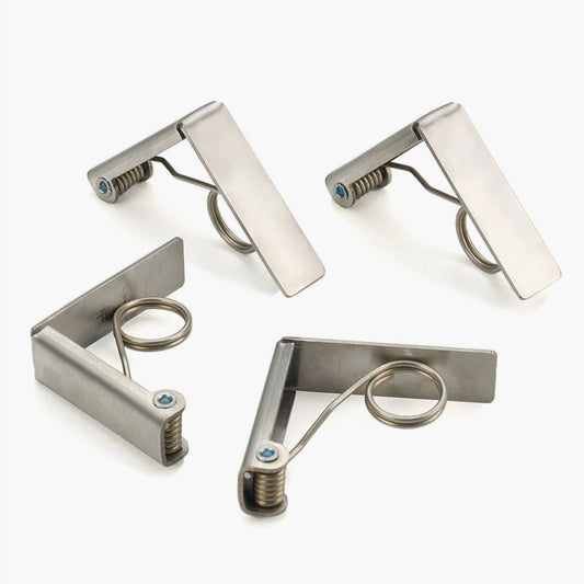 Set of Four Stainless Steel Tablecloth Clips - Marmalade Mercantile