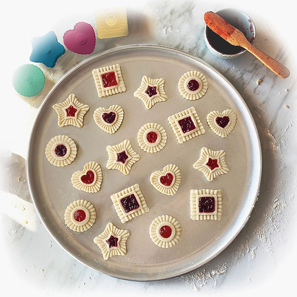 Set of Four Thumbprint Cookie Cutters - Marmalade Mercantile