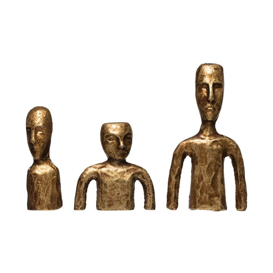 Set of Three Cast Iron Shelf Figures - Marmalade Mercantile