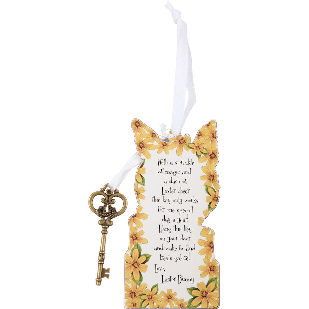 Set of Three Easter Bunny Magic Key Door Hangers - Marmalade Mercantile