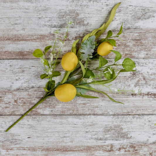 Set of Three Lemon & Wildflower Sprays - Marmalade Mercantile