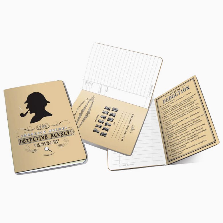 Sherlock Homles Detective Agency Pocket Sized Mini Notebook - Marmalade Mercantile