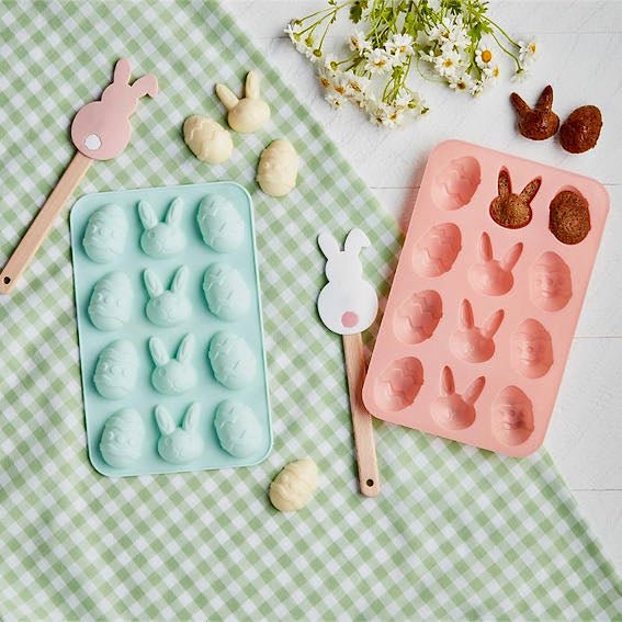 Silicone Easter Molds for Baking or Chocolate - CHOICE of Color - Marmalade Mercantile