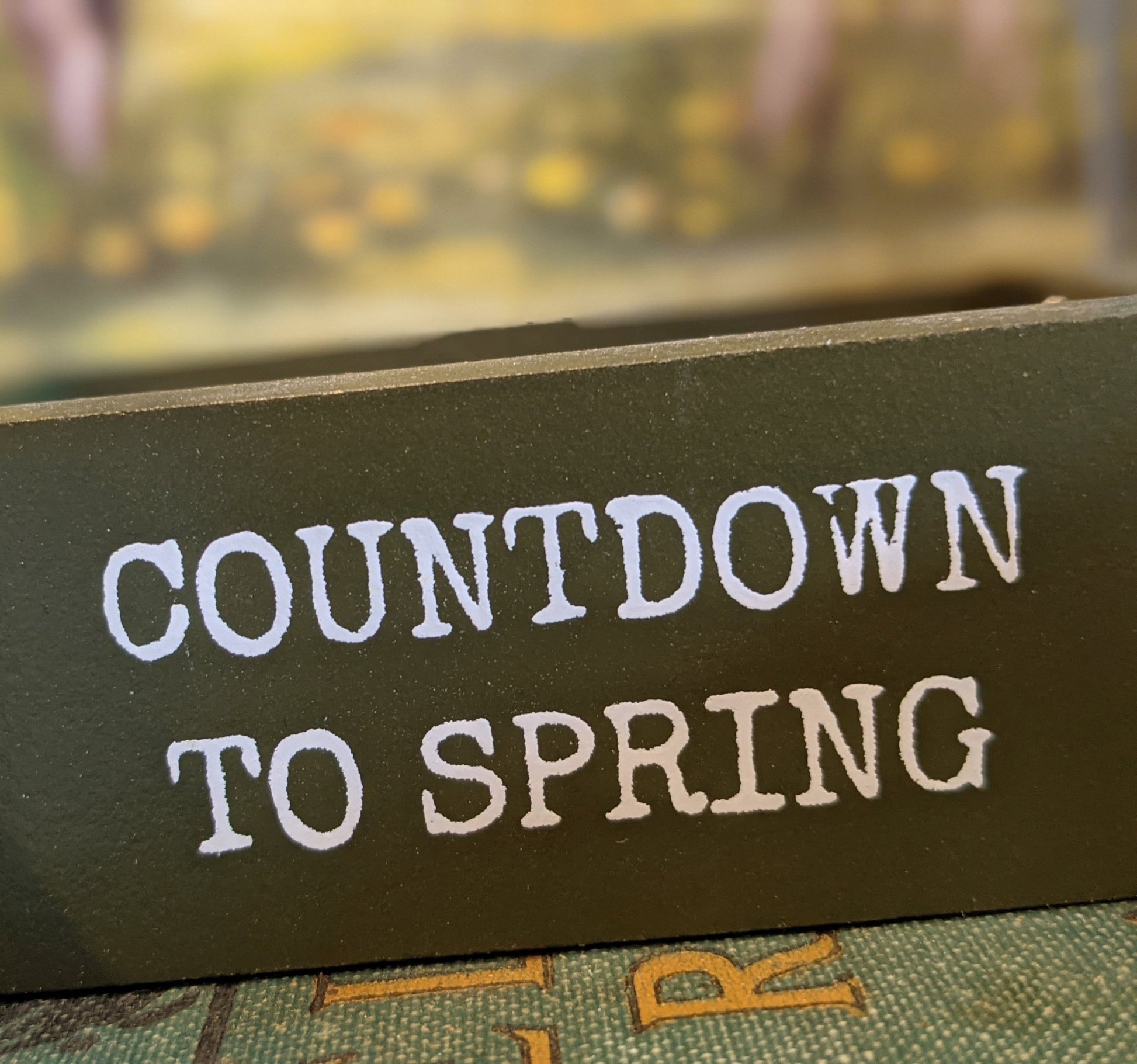 Springtime Cow Countdown to Spring Block Set - Marmalade Mercantile