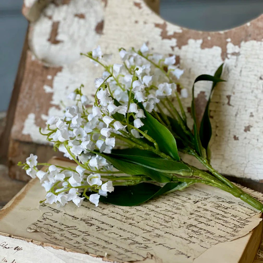 Springtime Lily of the Valley Bouquet WHITE - Marmalade Mercantile