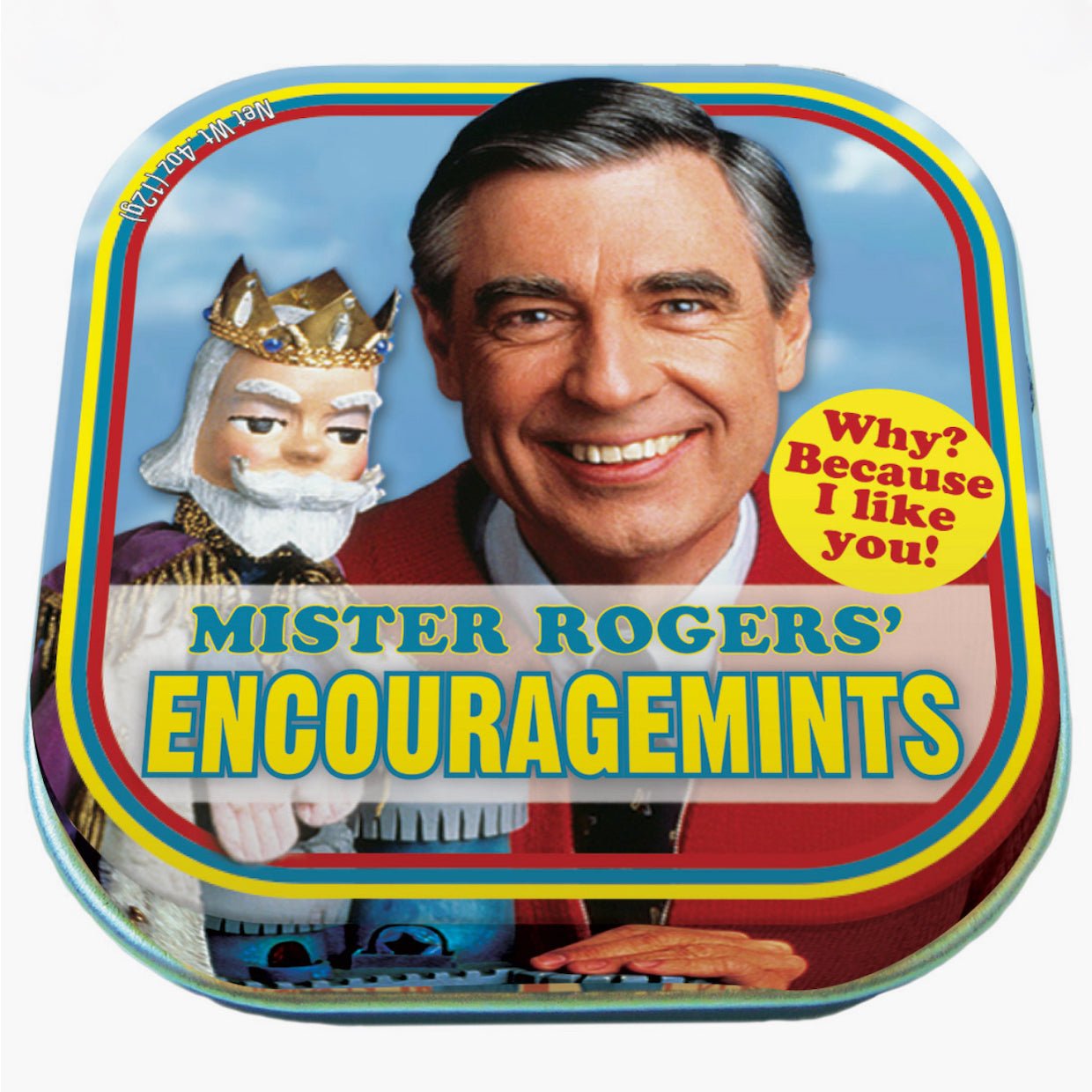 Two Tins of Mr. Rogers Encouragemints Breath Mints - Marmalade Mercantile
