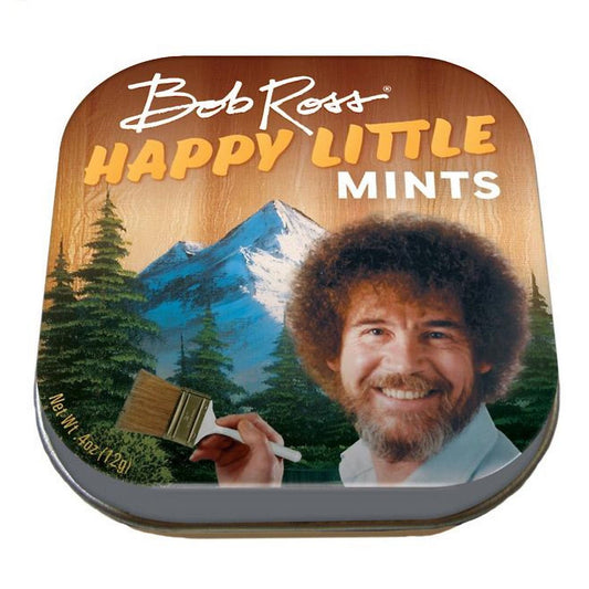 Two Tiny Tins of Bob Ross Happy Little Breath Mints - Marmalade Mercantile