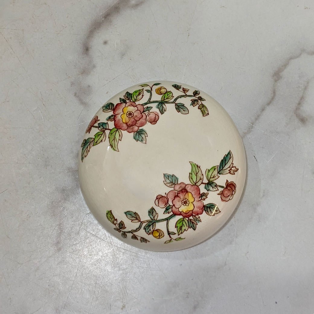 Vintage English Crown Devon Ginger Jar with Lid - Marmalade Mercantile