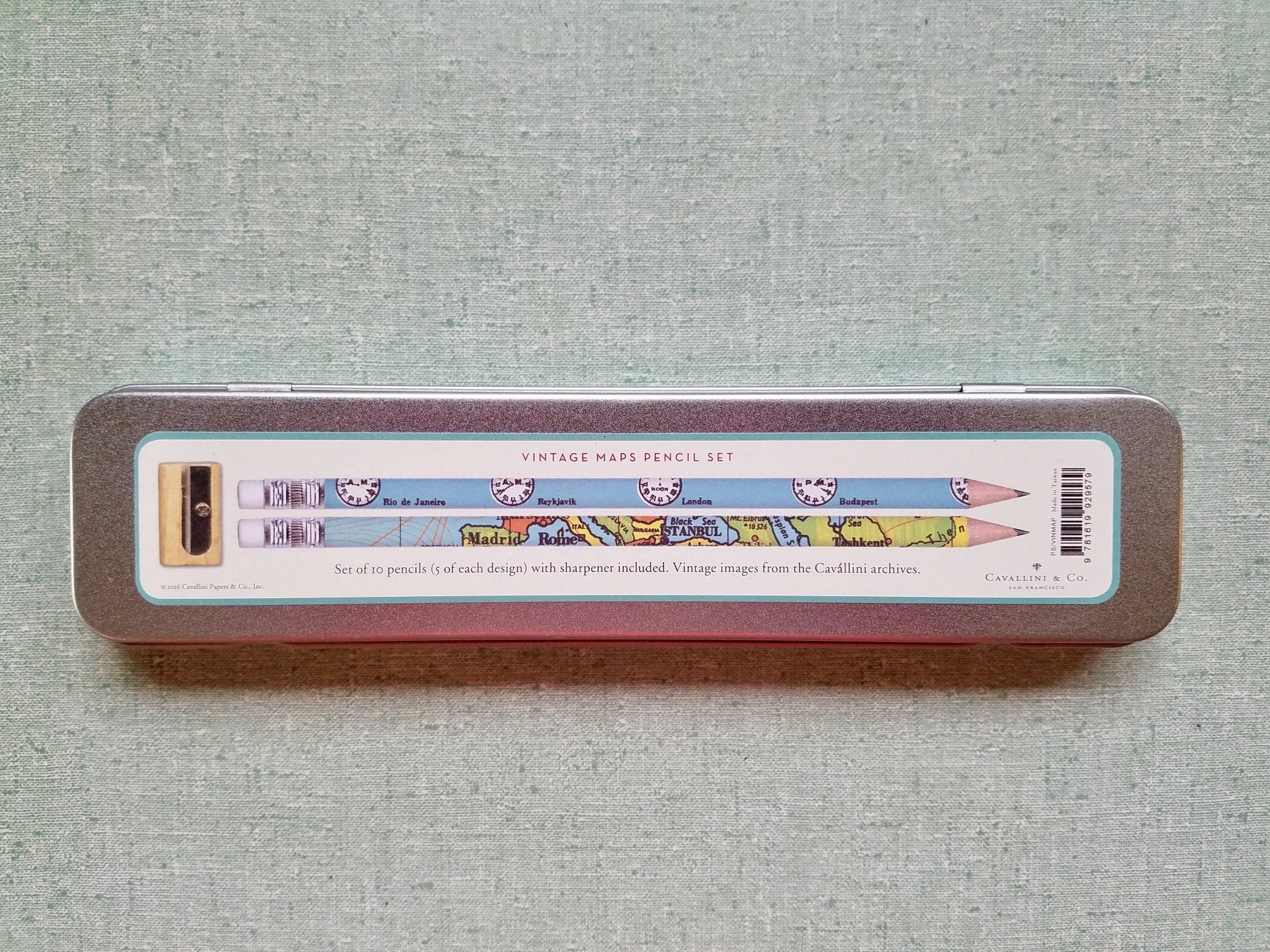 Vintage Maps Pencil Set - Marmalade Mercantile
