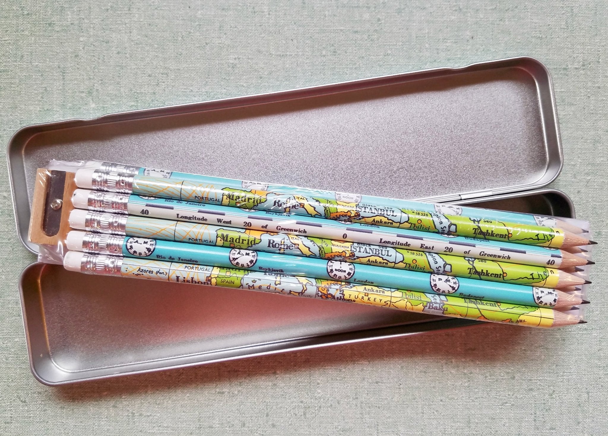 Vintage Maps Pencil Set - Marmalade Mercantile