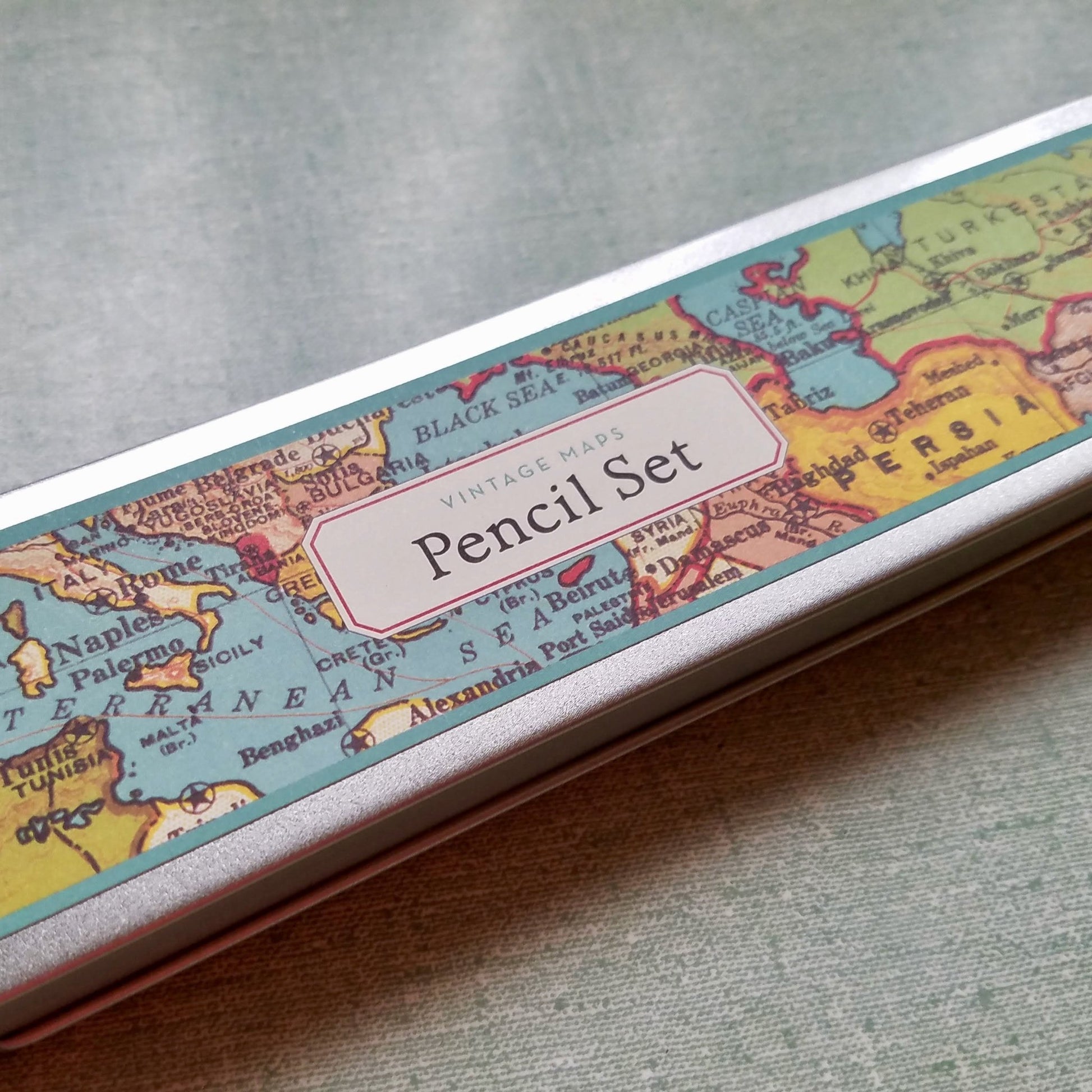 Vintage Maps Pencil Set - Marmalade Mercantile