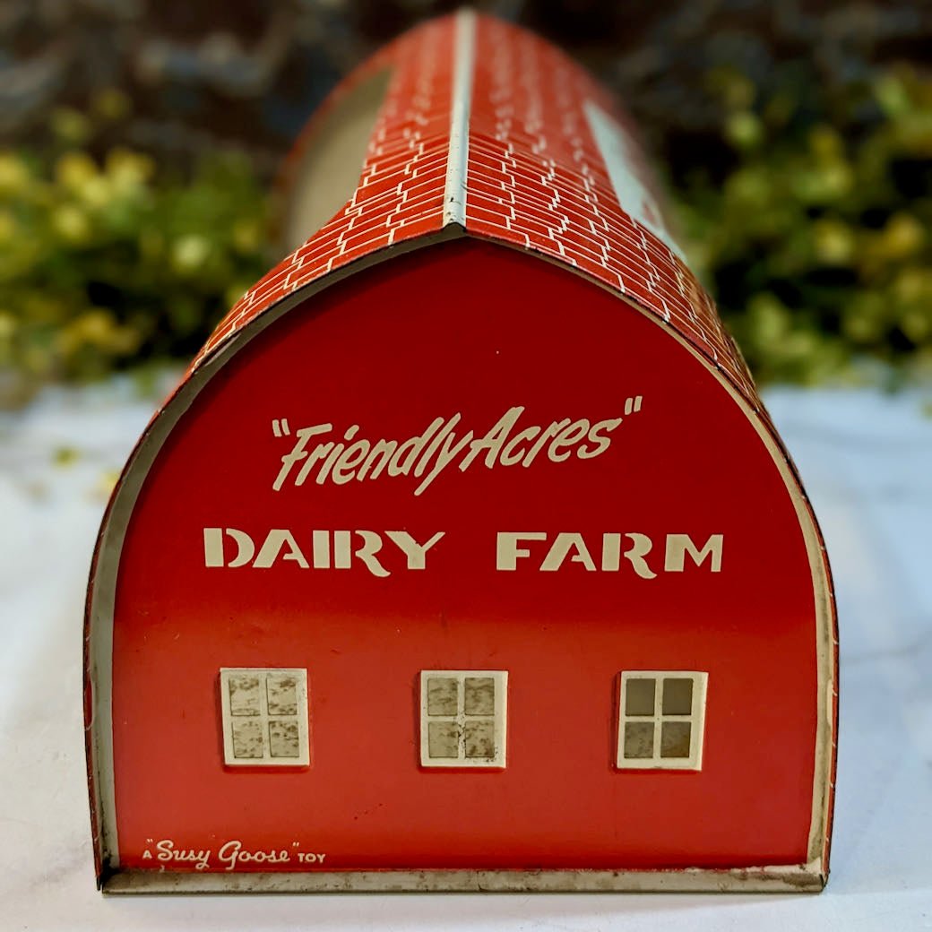 Vintage Metal “Friendly Acres” FARM Dairy Barn - Marmalade Mercantile