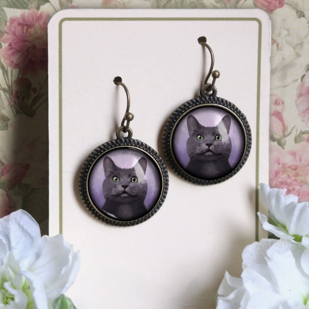 Russian cheap style earrings