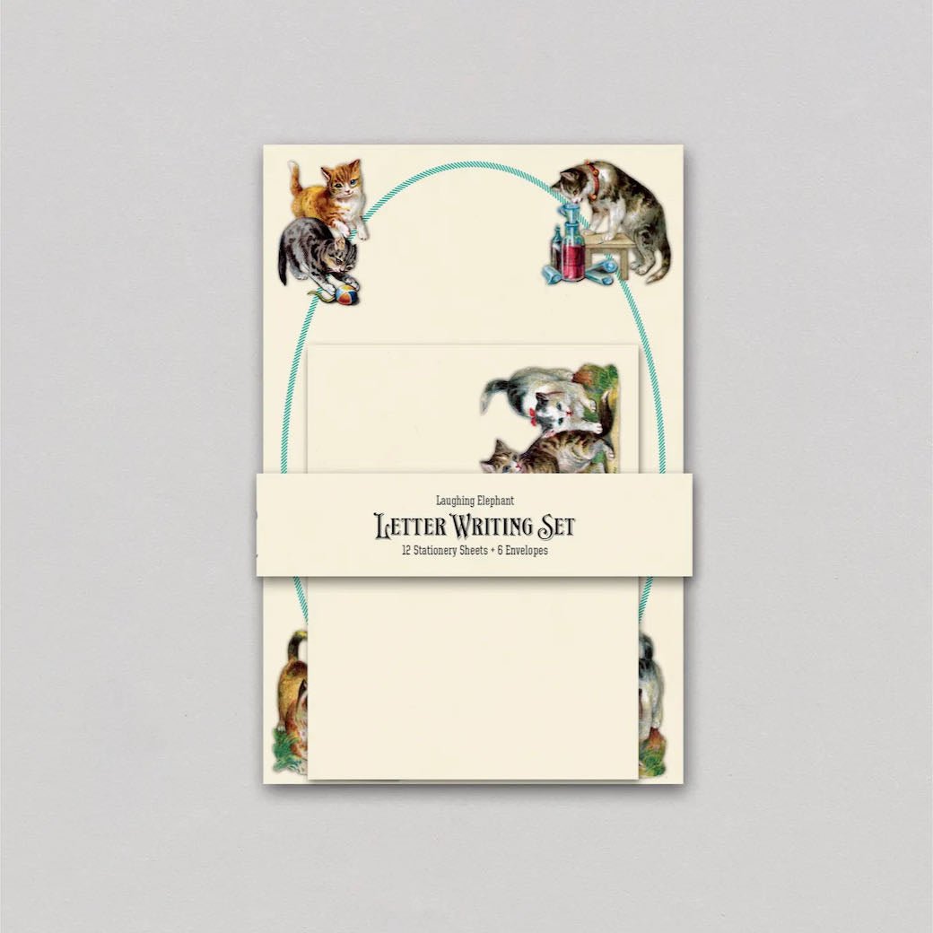 Vintage-Style Kittens Letter Writing Stationery Kit - Marmalade Mercantile