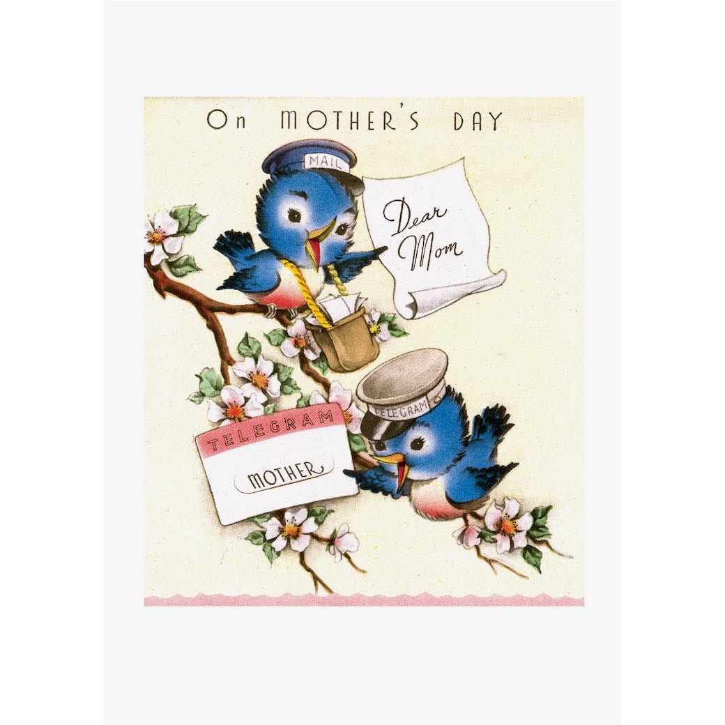 Vintage-Style Mother’s Day Bluebirds Greeting Card - Marmalade Mercantile