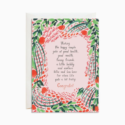 Wedding Card A Wedding Toast - Marmalade Mercantile