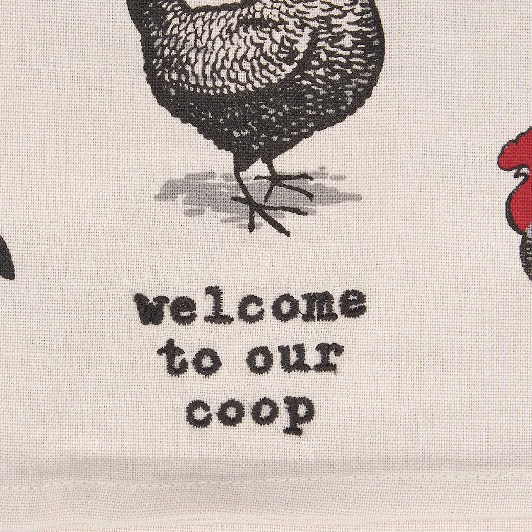 Welcome to Our Coop Cotton & Linen Kitchen Towel - Marmalade Mercantile