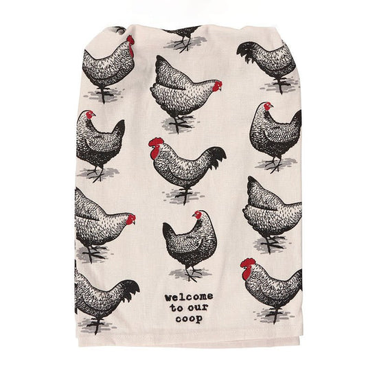 Welcome to Our Coop Cotton & Linen Kitchen Towel - Marmalade Mercantile
