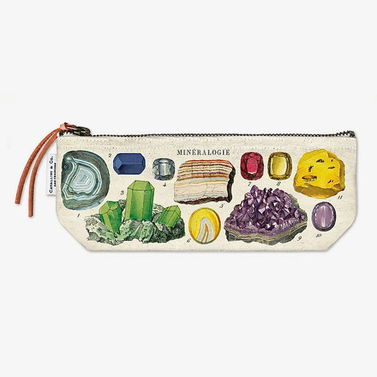Zippered Mini Pouch Mineralogie Gems & Minerals - Marmalade Mercantile